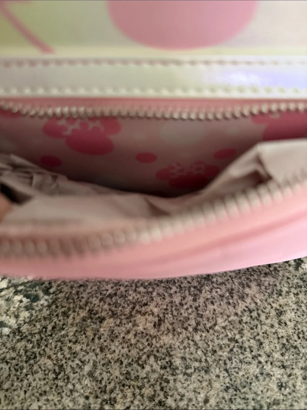 Minnie Mouse Disney Loungefly Women's Mini Backpack Pink Iridescent Bow